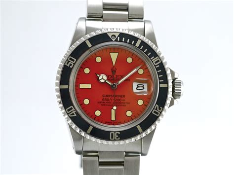 rolex submariner orange face